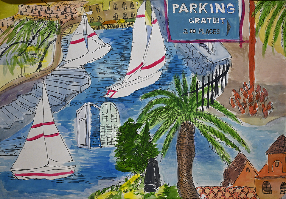 ヴィルフランシュの海